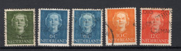 NEDERLAND 518/521 Gestempeld 1949-1951 - Koningin Juliana -3 - Usati