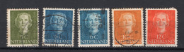 NEDERLAND 518/521 Gestempeld 1949-1951 - Koningin Juliana -1 - Usati