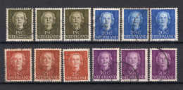 NEDERLAND 523/526 Gestempeld 1949-1951 - Koningin Juliana (3 Stuks) -1 - Usati