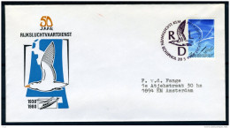 NEDERLAND 50 JAAR RIJKSLUCHTVAARTDIENST 1980 -1 - Poste Aérienne