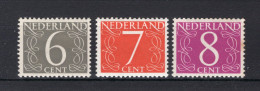 NEDERLAND 466/468 MH 1946-1957 - Cijfer - Ongebruikt