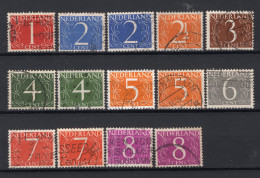 NEDERLAND 460/468 Gestempeld 1946 - Cijfer -2 - Usati