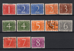 NEDERLAND 460/468 Gestempeld 1946 - Cijfer -1 - Usados