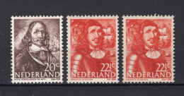 NEDERLAND 417/418 MH 1943-1944 - Zeehelden - Unused Stamps
