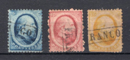 NEDERLAND 4/6 Gestempeld 1864 - Koning Willem III - Used Stamps