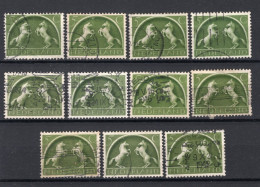NEDERLAND 411 Gestempeld 1943-1944 - Germaanse Symbolen (11 Stuks) - Used Stamps
