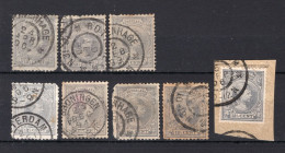 NEDERLAND 38 Gestempeld 1891 - Prinses Wilhelmina (8 Stuks) - Used Stamps