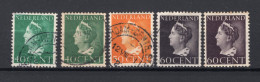 NEDERLAND 343/345 Gestempeld 1940-1947 - Koningin Wilhelmina - Used Stamps