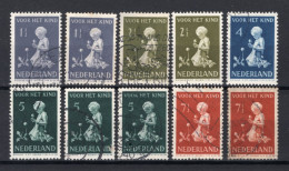 NEDERLAND 374/378 Gestempeld 1940 - Kinderzegels - Oblitérés