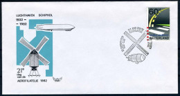 NEDERLAND 21e DAG VAN DE AEROFILATELIE 23/10/1982 - Correo Aéreo