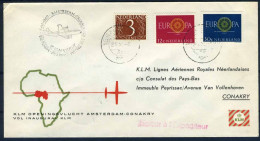 NEDERLAND 1e VLUCHT AMSTERDAM - CONAKRY 5/11/1960 - Airmail