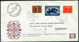 NEDERLAND 1e VLUCHT AMSTERDAM - CASABLANCA 5/11/1960 - Posta Aerea