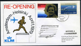 NEDERLAND 1e VLUCHT AMSTERDAM - HELSINKI 1/04/1979 - Luchtpost