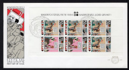 NEDERLAND E223a FDC 1984 - Blok Kinderzegels - FDC