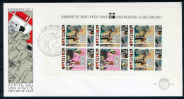 NEDERLAND E223a FDC 1984 - Blok Kinderzegels -1 - FDC