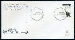 NEDERLAND E199 FDC 1982 - 100 Jaar Schaatsenrijders Bond - FDC