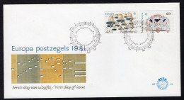 NEDERLAND E194 FDC 1981 - Europa -3 - FDC