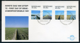 NEDERLAND E191 FDC 1981 - Zomerzegels -1 - FDC