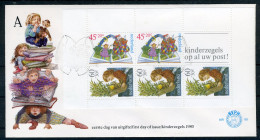 NEDERLAND E189a FDC 1980 - Blok Kinderzegels - FDC