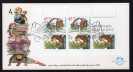 NEDERLAND E189a FDC 1980 - Blok Kinderzegels -1 - FDC