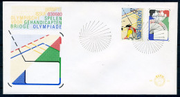 NEDERLAND E185 FDC 1980 - Sport -3 - FDC