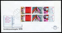 NEDERLAND E170a FDC 1978 - Blok Kinderzegels - FDC