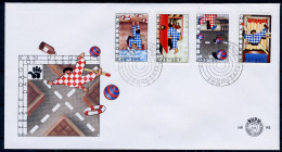 NEDERLAND E162 FDC 1977 - Kinderzegels - FDC