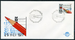 NEDERLAND E157 FDC 1977 - Verkiezingszegel Met Datum -2 - FDC