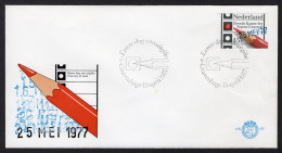 NEDERLAND E157 FDC 1977 - Verkiezingszegel Met Datum -1 - FDC