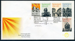 NEDERLAND E111 FDC 1971 - Zomerzegels (met Adres) - FDC