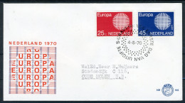 NEDERLAND E106 FDC 1970 - Europa (met Adres) - FDC