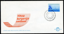 NEDERLAND E102 FDC 1970 - Burgerlijk Wetboek - FDC