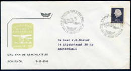 NEDERLAND DAG VAN DE AEROFILATELIE 8/10/1966 - Correo Aéreo