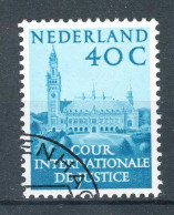 NEDERLAND D41 Gestempeld 1977 - Aanvullingswaarden Vredespaleis - Dienstmarken