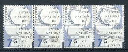 NEDERLAND D58 Gestempeld 1989-1994 (4 Stuks) - Dienstmarken