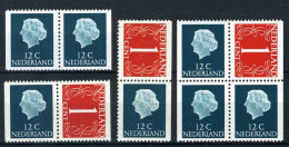 NEDERLAND C44-51/53 MNH 1969 - Combinaties PB8, Gewoon Papier - Markenheftchen Und Rollen