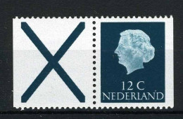 NEDERLAND C43 MNH 1967 - Combinaties PB7, Gewoon Papier - Postzegelboekjes En Roltandingzegels