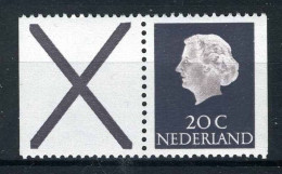 NEDERLAND C34f MNH 1972 - Combinaties PB6, Fosforescerend - Postzegelboekjes En Roltandingzegels
