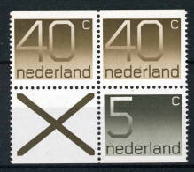 NEDERLAND C148 MNH 1977 - Combinaties Postzegelboekje PB23 - Postzegelboekjes En Roltandingzegels