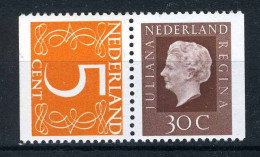 NEDERLAND C100 MNH 1975 - Combinaties Postzegelboekje PB17 -1 - Postzegelboekjes En Roltandingzegels