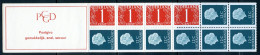 NEDERLAND PB8a MNH 1969 - Postzegelboekje Juliana, Kaft Roze -1 - Carnets Et Roulettes