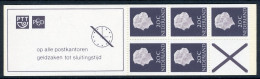 NEDERLAND PB6e MNH 1968 - Postzegelboekje Juliana, Gewoon Papier -1 - Carnets Et Roulettes