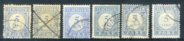NEDERLAND P51 Gestempeld 1912-1920 - Cijfer En Waarde In Blauw - Tasse
