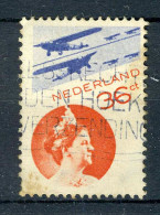NEDERLAND LP9 Gestempeld 1931 - Luchtpost Koningin Wilhelmina - Correo Aéreo