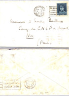 Belgique - Brief Van Bruxelles (G.L) 1933 - Pour Nice Camp Du C N E P - Otros & Sin Clasificación