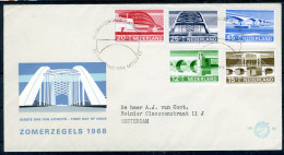 NEDERLAND E89 FDC 1968 - Zomerzegels (met Adres) - FDC