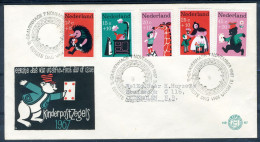 NEDERLAND E87 FDC 1967 - Kinderzegels (met Adres) - FDC