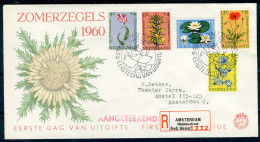 NEDERLAND E43 FDC 1960 - Zomerzegels (met Adres) - FDC