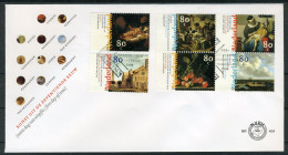 NEDERLAND E404 FDC 1999 - 17e Eeuwse Schilderkunst Op 2 Enveloppen - FDC