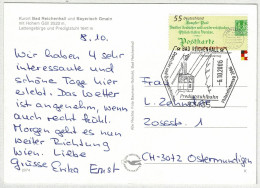 Deutschland 2006, Postkarte Bad Reichenhall - Ostermundigen (Schweiz), Seilbahn / Téléphérique / Cable Car - Altri & Non Classificati